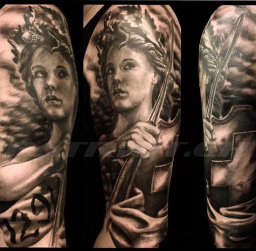 #tattoo #tattoos #helvetia #1291 #schild