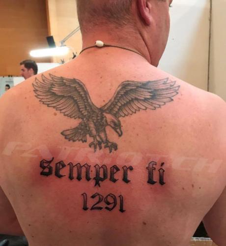 #1291 #semperfi #semperfidelis #immertreu #tattoo #tattoos